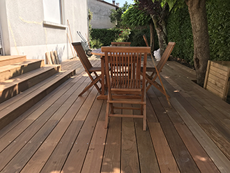 Terrasse bois à Bordeaux